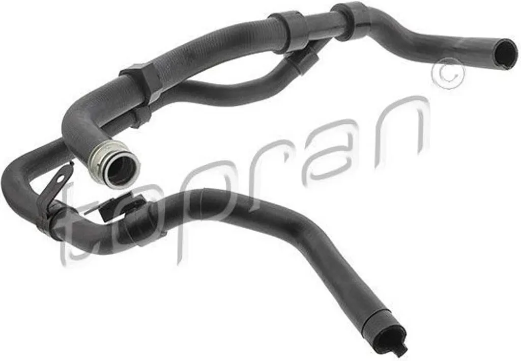 Tuyau radiateur bas renforcé TOPRAN 721 834 - Qualité OE 1351 Z1 Pro