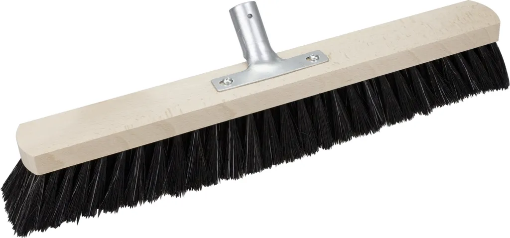 Balai de salle 50cm avec mélange de poils et douille métallique robuste
