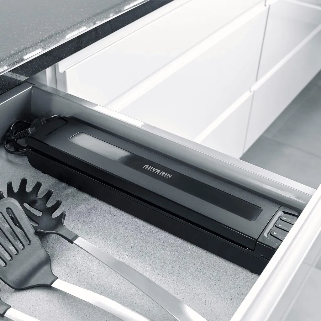 Severin FS 3601 Machine à sous vide compacte Noir pour conservation longue - 11
