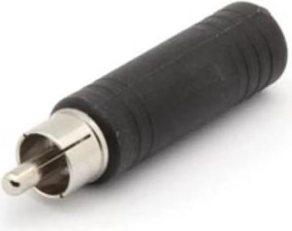 Adattatore Jack 6.35mm Mono Maschio a RCA Femmina | Trasmissione Zero Loss