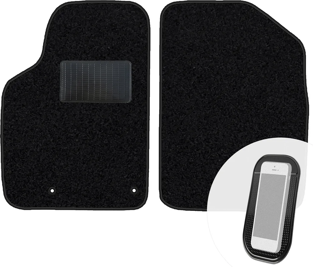 Tappetini Auto Nero Velours per Citroen Berlingo 1 e Peugeot Partner