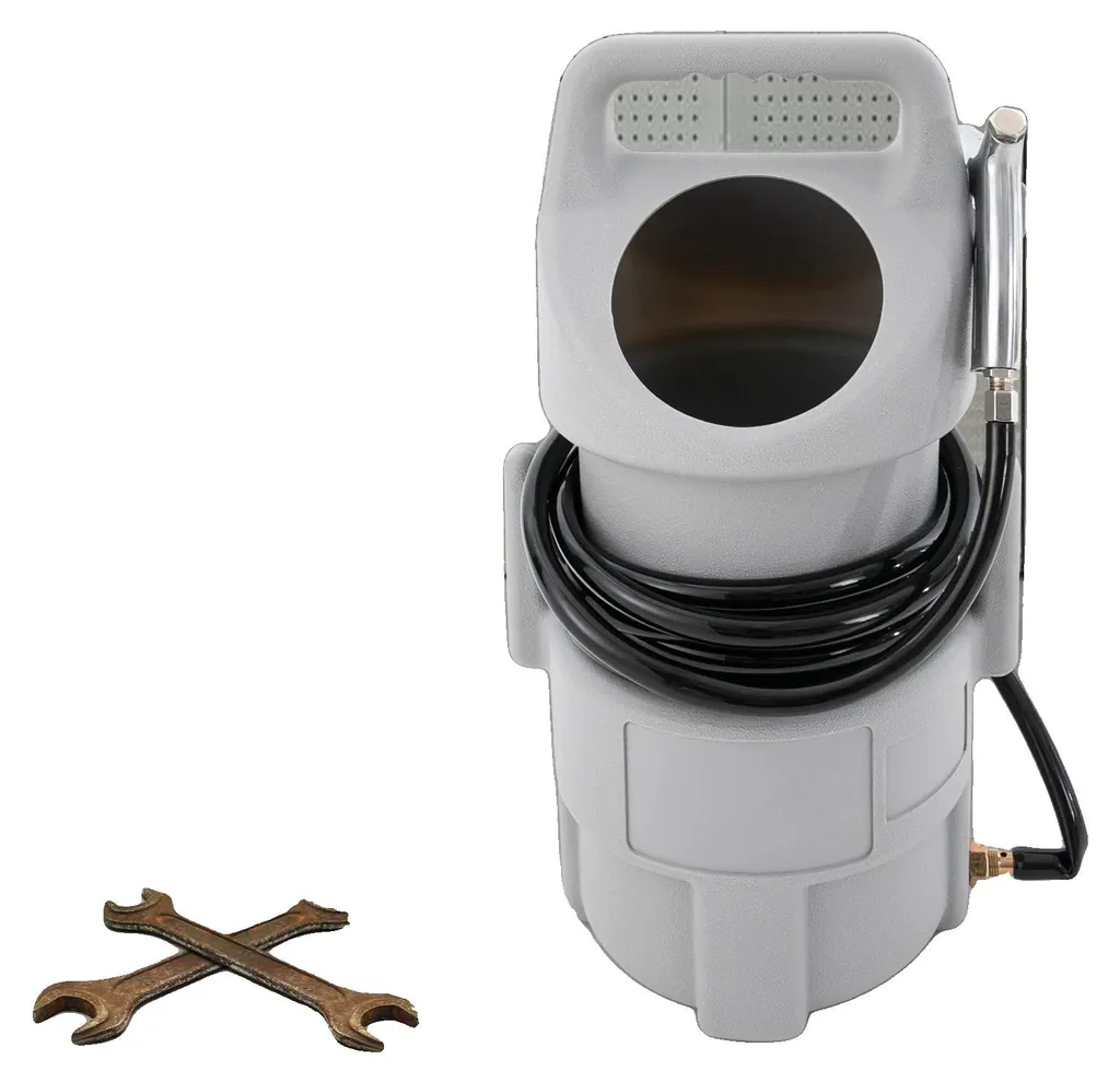 Pistolet de sablage mobile 22,7 kg en aluminium avec tuyau flexible 1,5m