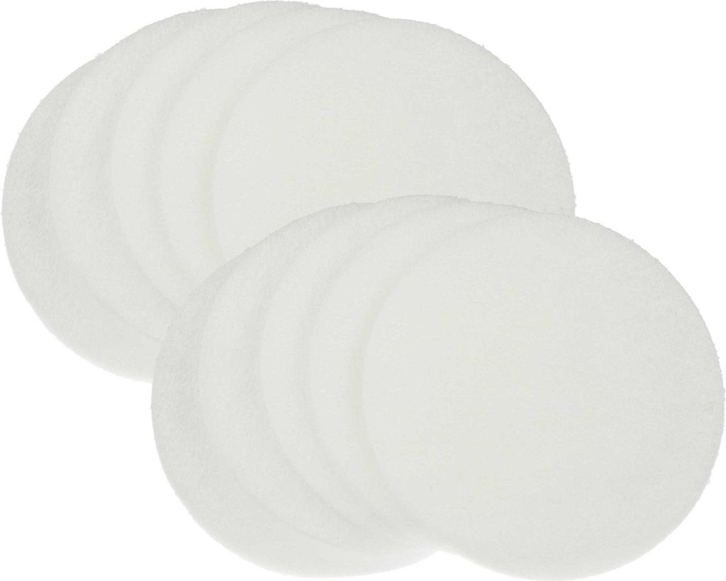 vhbw 10x Luftfilter G3 kompatibel mit Helios KWL 45-160, EC 45 Lüfter, Badlüfter, Ventilator, Lüftungsgerät - Weiß