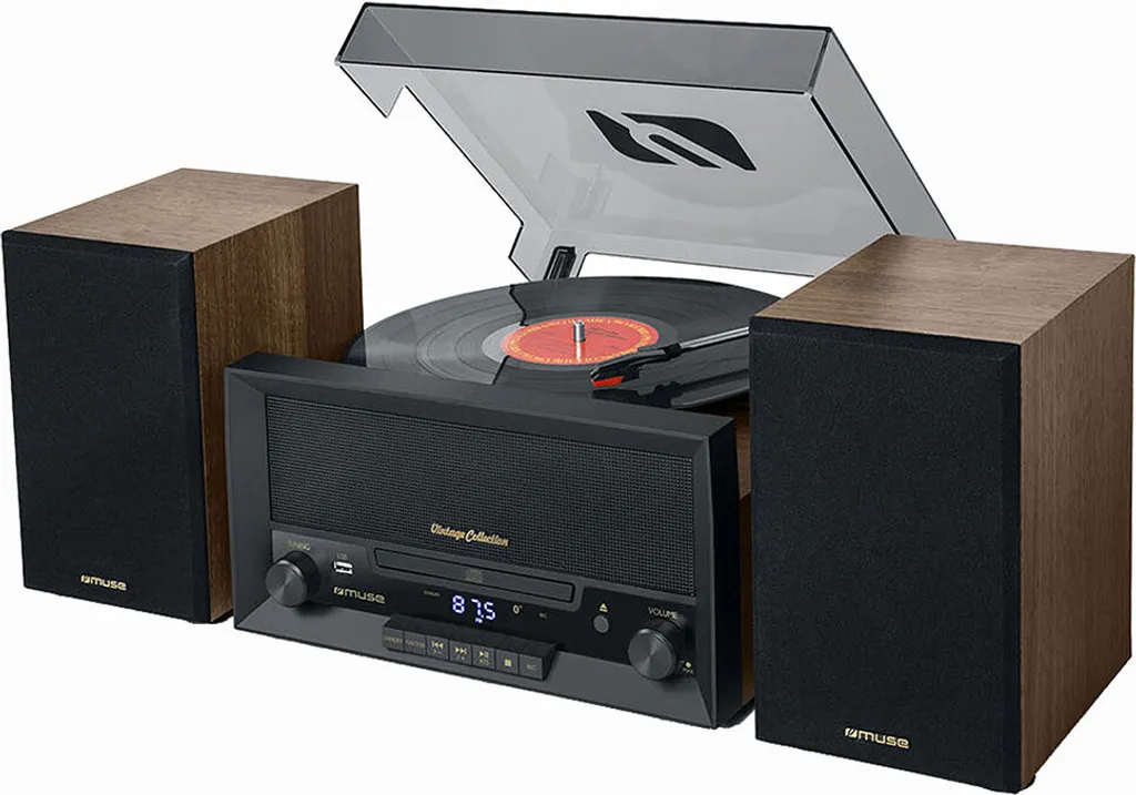 Numérisez vos Vinyles avec la Mini-chaîne Bluetooth Muse MT120MB Noir