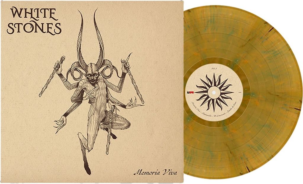 WHITE STONES - Memoria Viva - LP SEPIA MARBLED VINYL