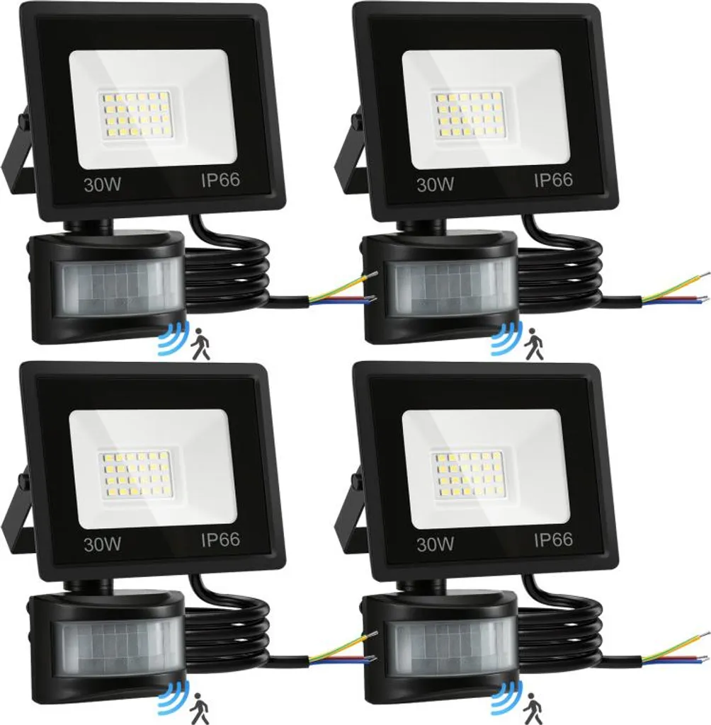 Illumina le tue Notti in Giardino: Set 4 Faretti LED Bettizia 30W