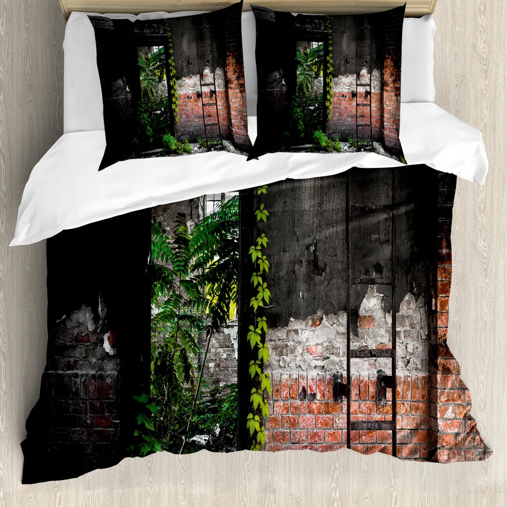 Set Copripiumino ABAKUHAUS 200x200 Industriale Design Urbano Moderno