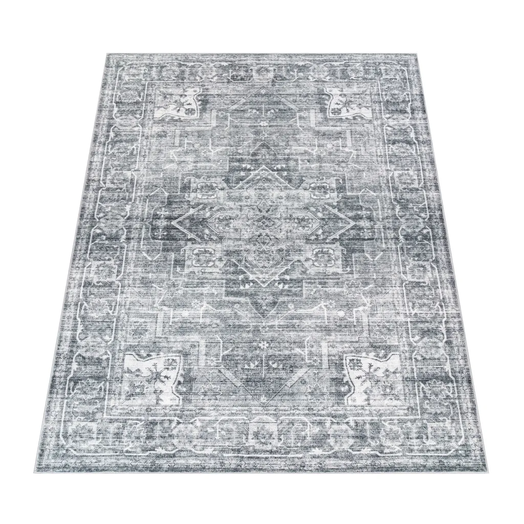 Tapis rectangulaire d'intérieur ornemental doux antidérapant 120x160