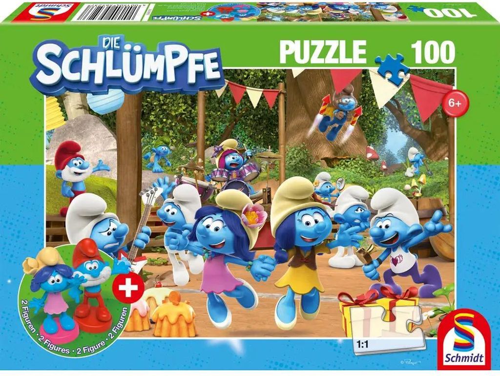 Schmidt Spiele KiPU 100T. Die Schlümpfe +2 Schlümpfe 0 0 STK
