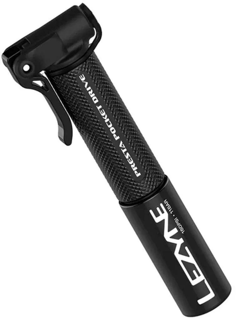 Pompe à main vélo de route Lezyne Pocket Drive 160 Psi en aluminium