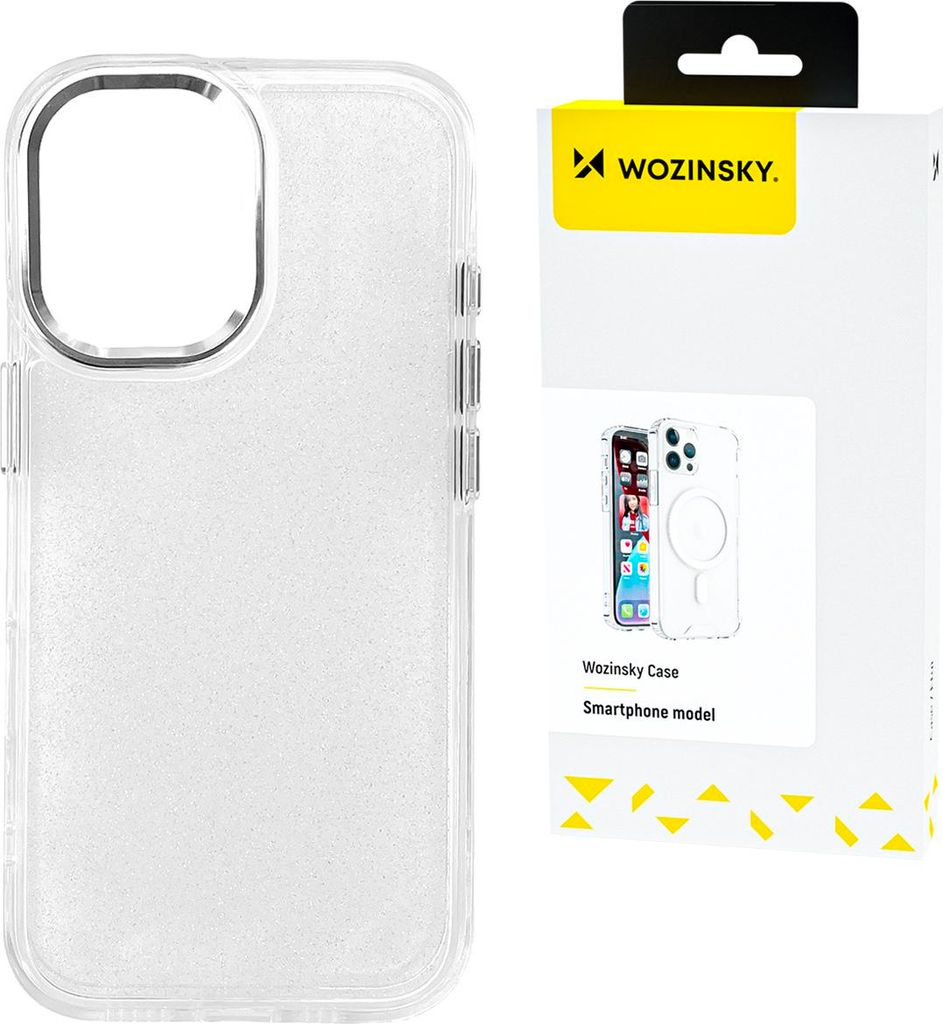 Wozinsky Glitter Case Für Samsung Galaxy S25+ – Transparent Mit Glitzer