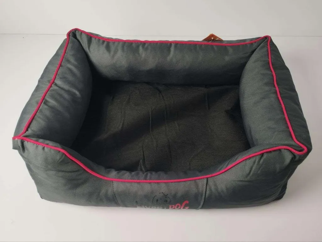 Canapé pour chien gris 65 cm x 50 cm - Panier déhoussable et lavable - 6