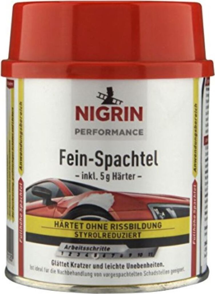 NIGRIN Performance Fein-Spachtel, 250 g Produktbild 