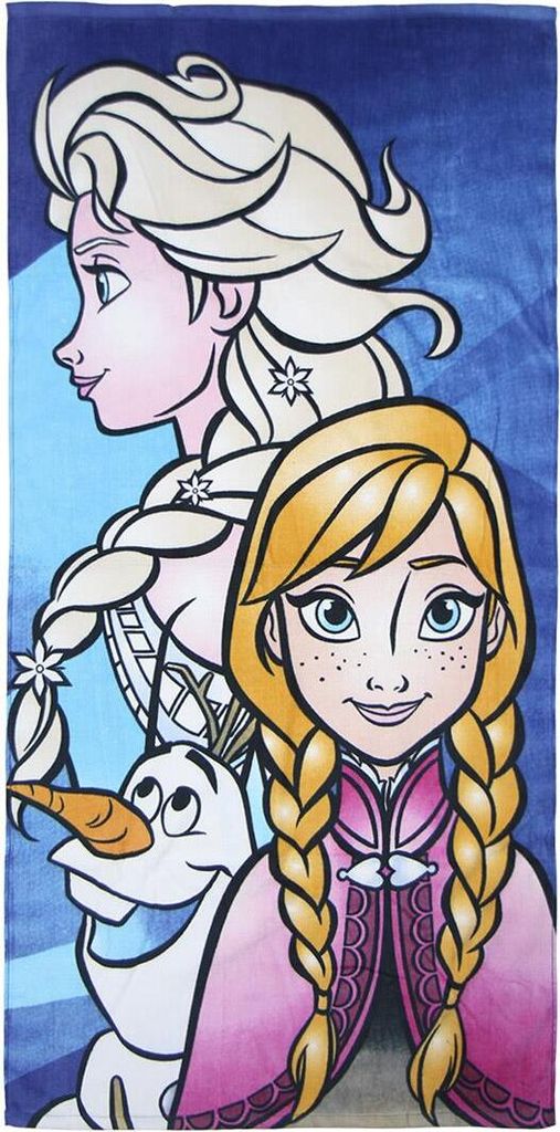 Elsa und Anna Frozen Baumwoll-Bade- und Strandtuch