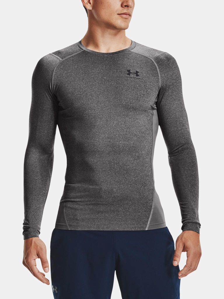 Under Armour Hg Armor Comp Ls-Gry T-Shirt 1361524-090__SM