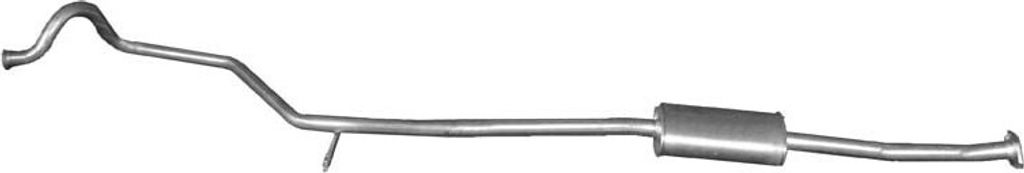 IZAWIT 27.017 Mittelschalldämpfer Schalldämpfer passend für PEUGEOT 206 SW (2E/K)