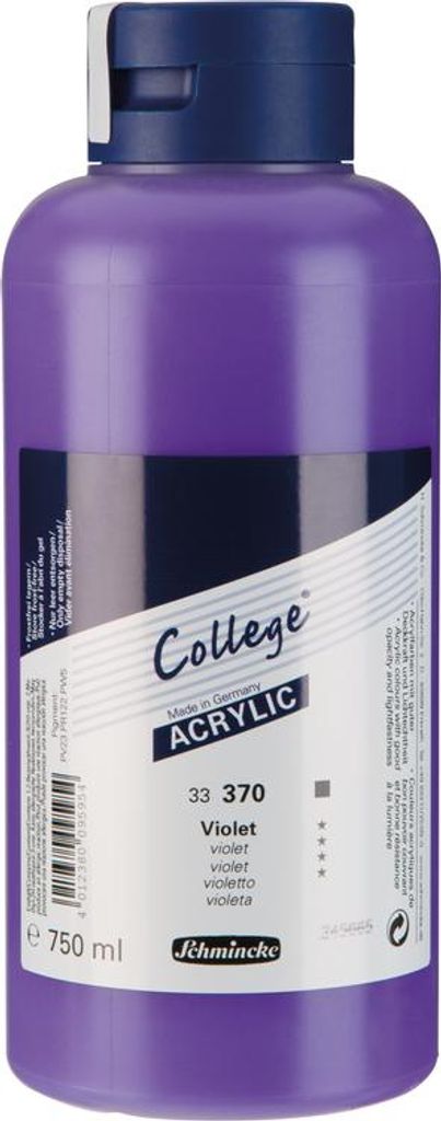 College Acrylic - Violett 750 ml - Schmincke 33 370 030