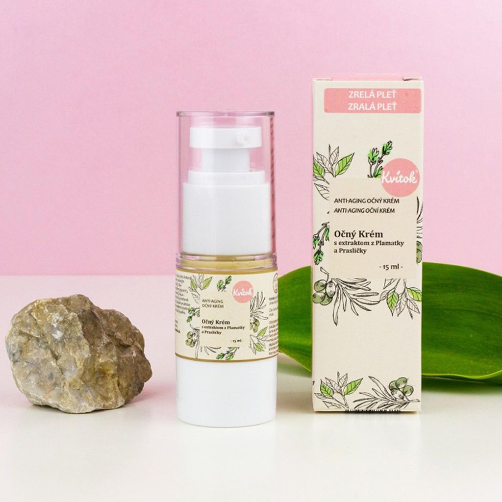 Kvitok Augencreme mit Extrakt aus Augentrost und Schachtelhalm 15 ml
