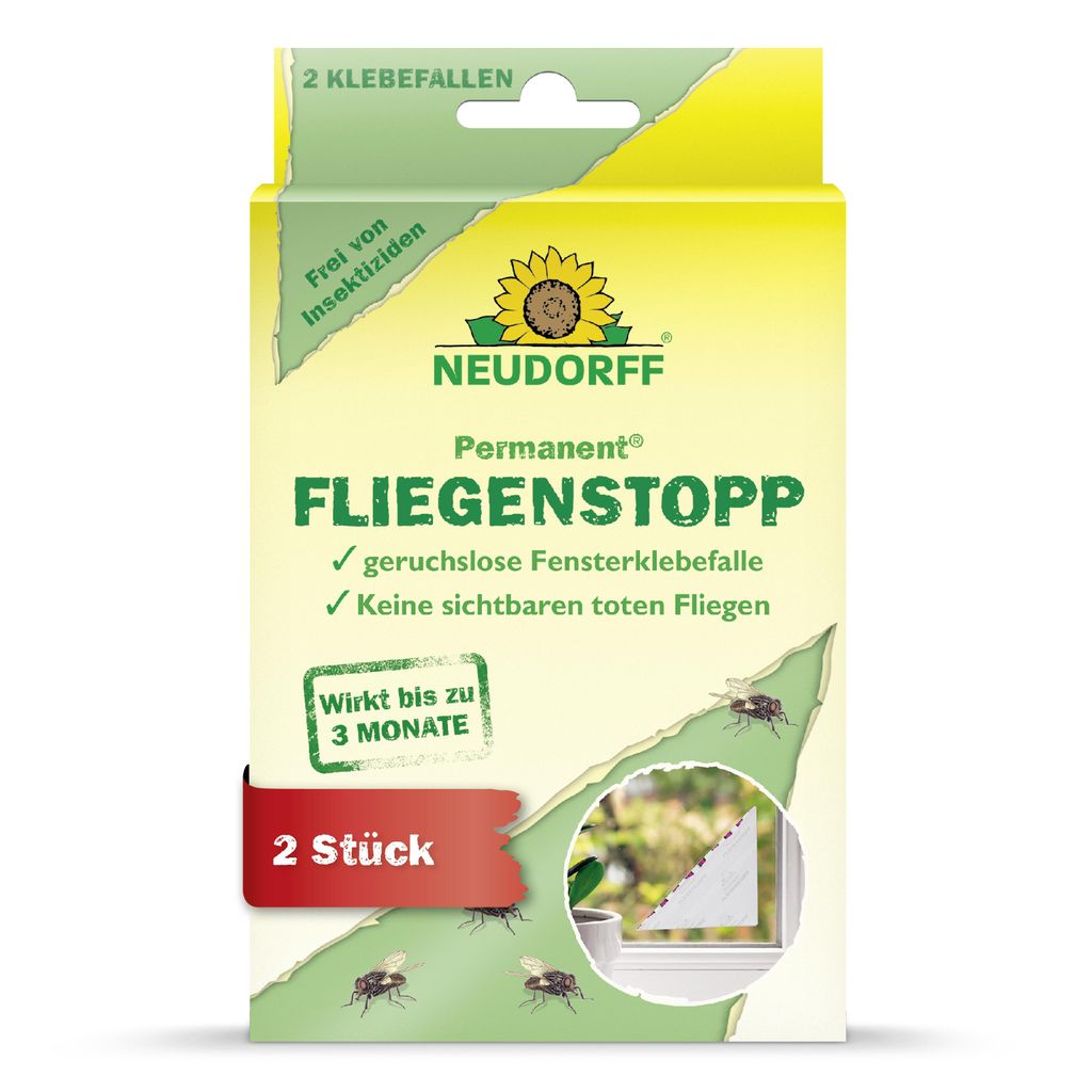 Neudorff Permanent FliegenStopp 2 St. Fliegen zuverlässig Produktbild 
