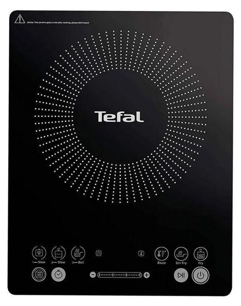 Tefal IH2108E1 Black Countertop Plaque de cuisson à Image du produit 