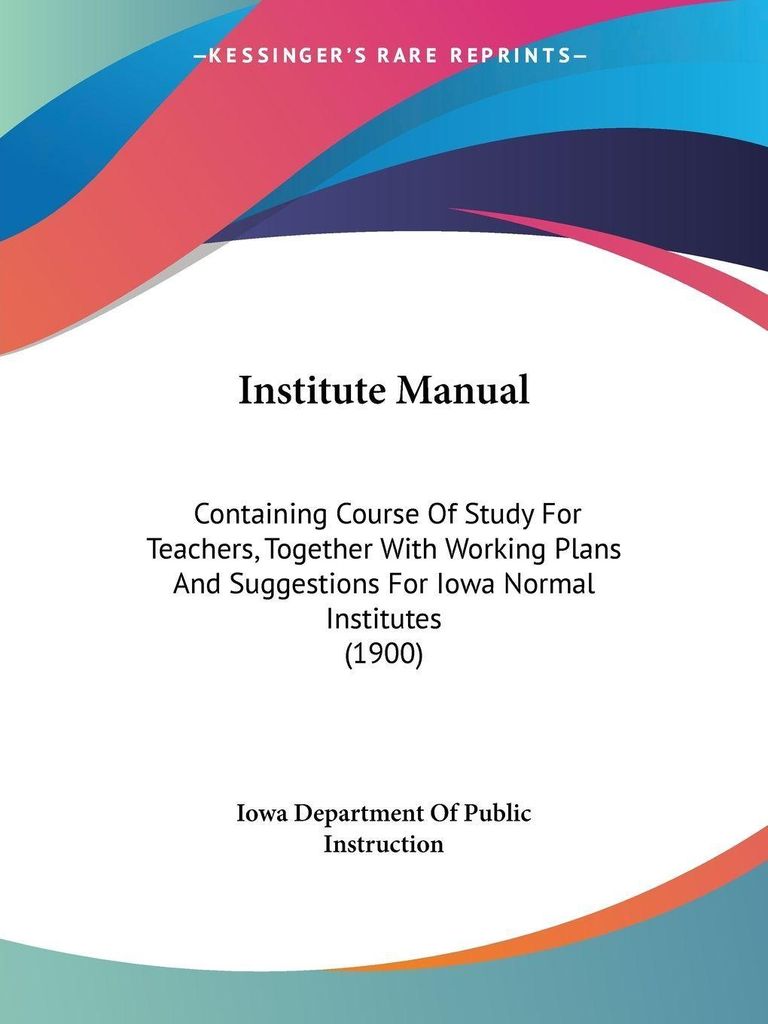 Institute Manual