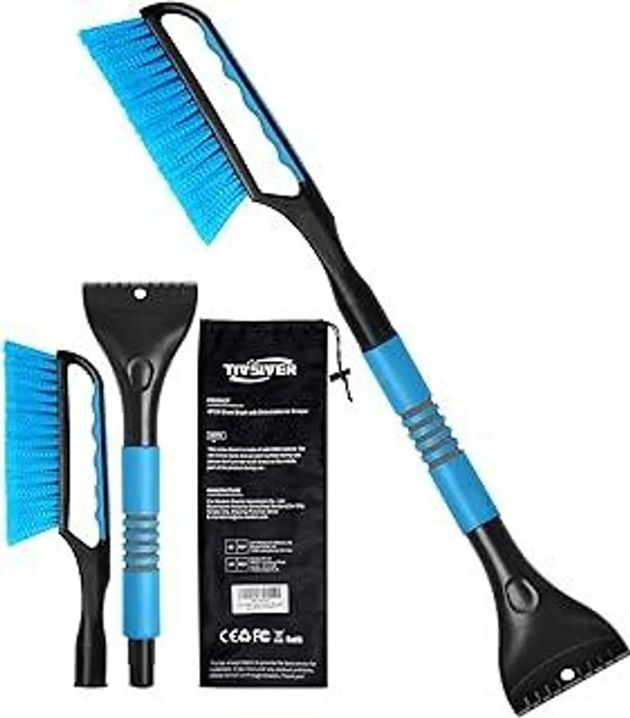Raschietto Ghiaccio Auto 2 in 1 con Spazzola Neve 27" Offerta Inverno
