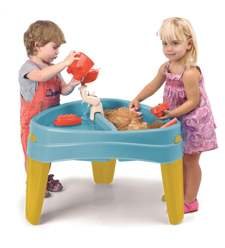 Table à eau 3 en 1 Feber Casual avec housse, bac à sable, Image du produit 