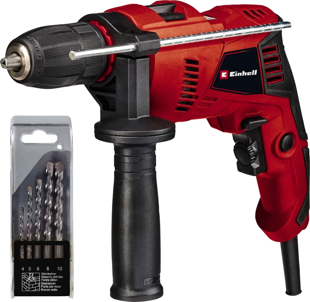 Einhell TE-ID 500 E Perceuse à percussion compacte 500W Mandrin Auto - 3