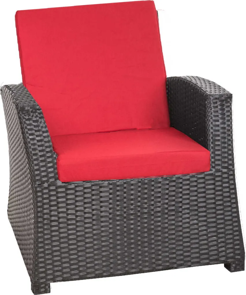 Set 6 Cuscini Sedie Esterni Rosso 50x55x50 | Ultra Resistenti Giardino