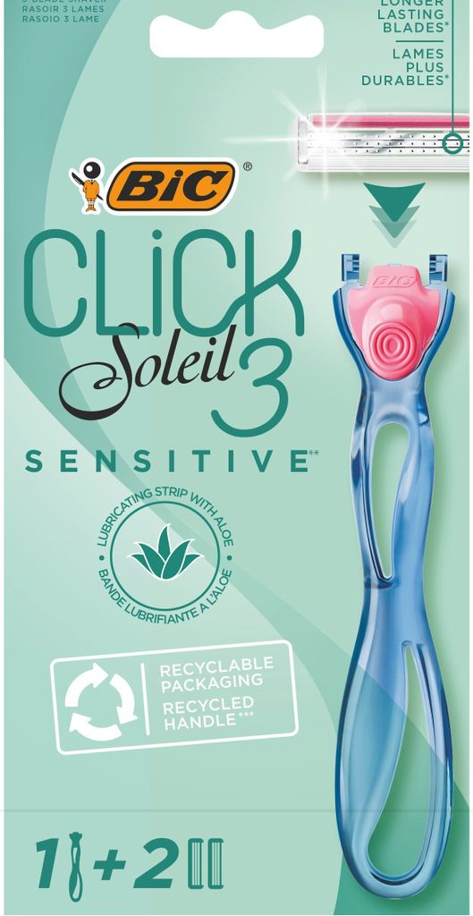 Bic Click 3 Soleil Sensitive Women's Razor