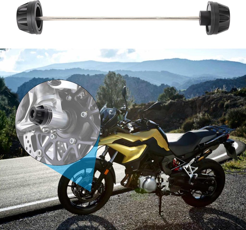 Motorrad-Hinterradschutz-Gabelachsen-Schiebekappe, passend für F750GS F850GS 18-20