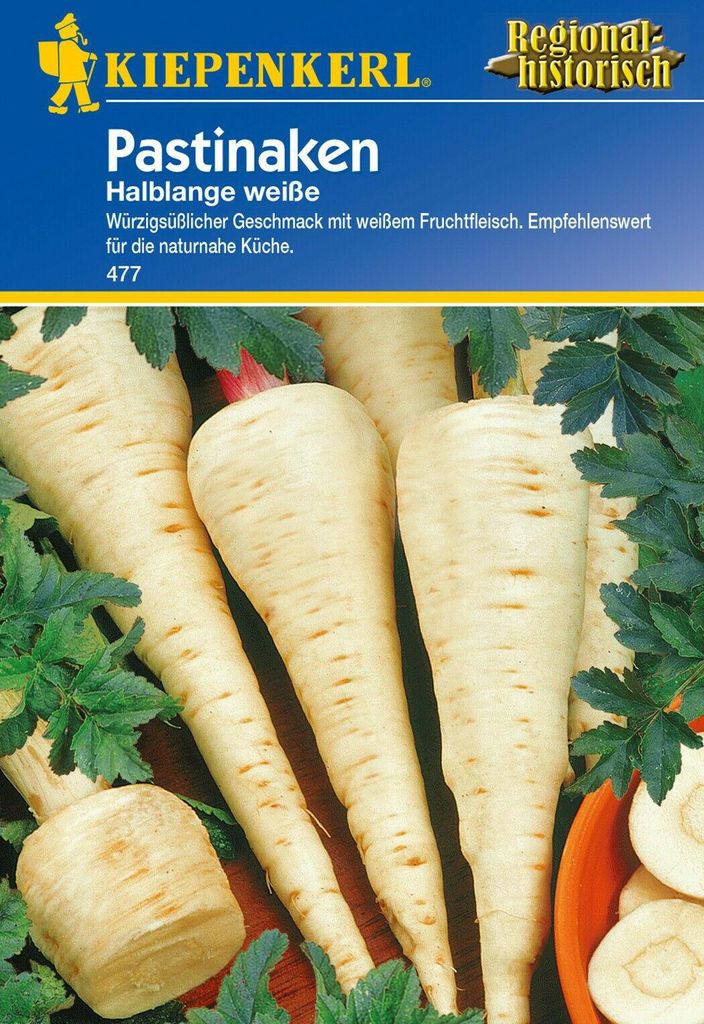 Pastinake Halblange weiße, würzigsüßlicher Geschmack, für die naturale Küche, Kiepenkerl