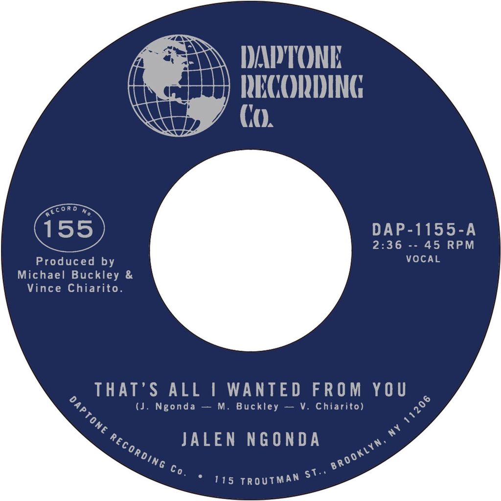 Jalen Ngonda: Thats All I Wanted From You / So Glad I Found You