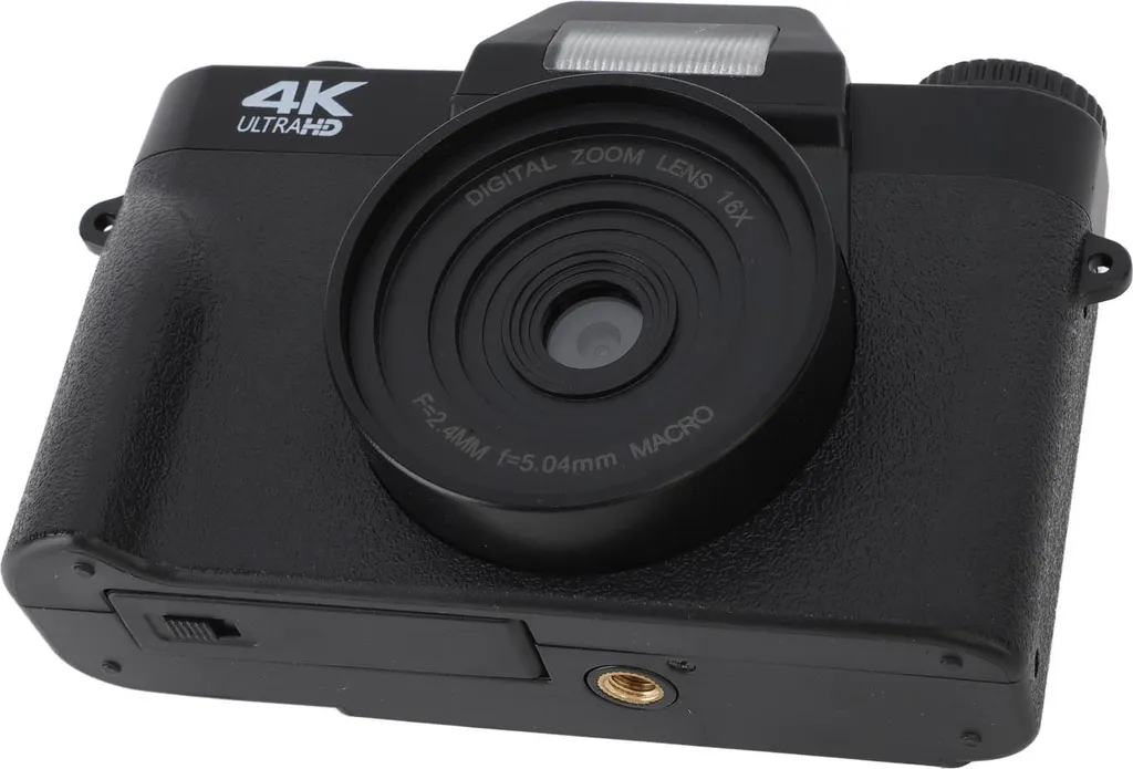 Fotocamera 4K Compatta da Viaggio | 48MP Vlogging con Schermo IPS 3.0"