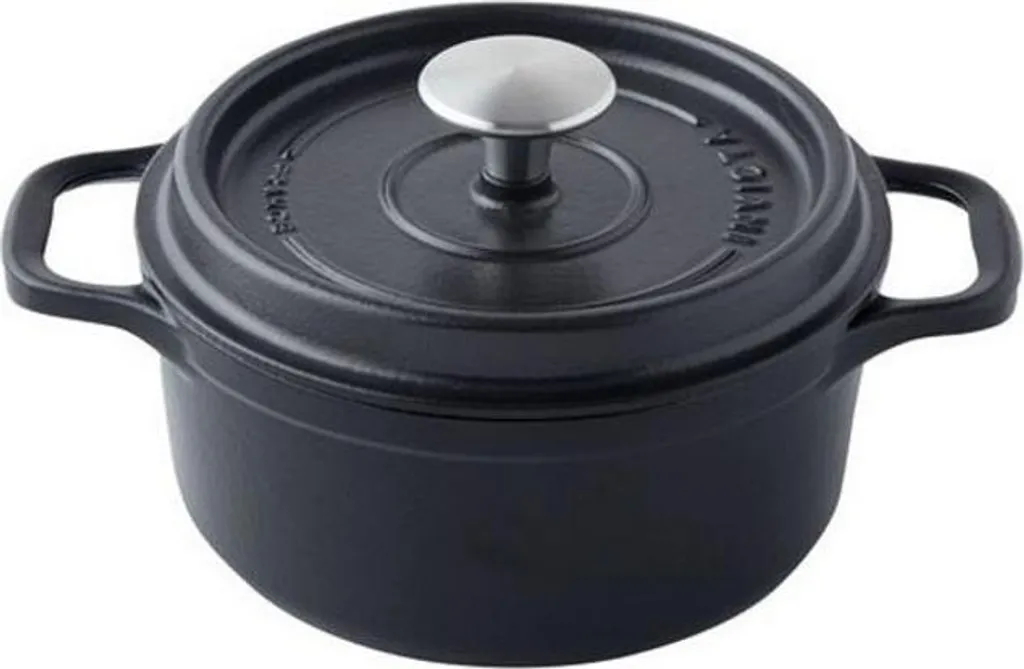 Design e Sapore: Pirofila Tonda Invicta 18cm Ghisa Nera 402181
