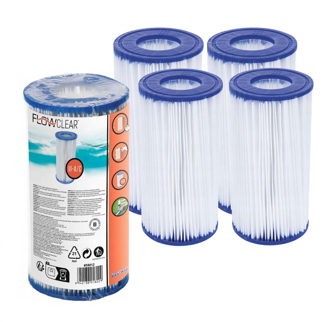 Bestway Filterkartusche Gr.III Ø10,6 cm x H20,3 cm, 58012 Produktbild 