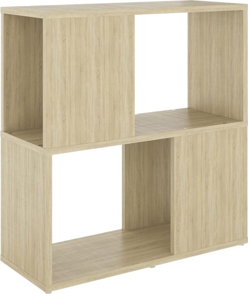 vidaXL Regál Sonoma Dub 60x24x63 cm odvodený výrobok z Obrázok produktu 
