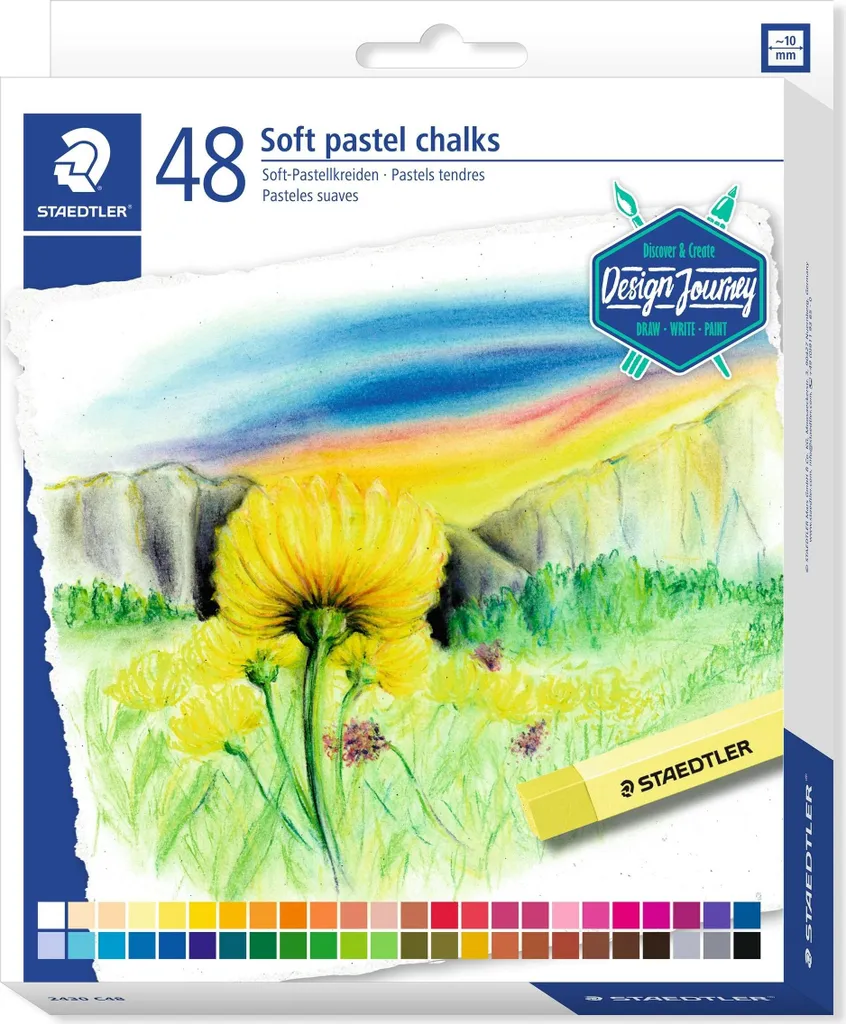 Pastels secs de haute qualité Staedtler S2430 à forte pigmentation