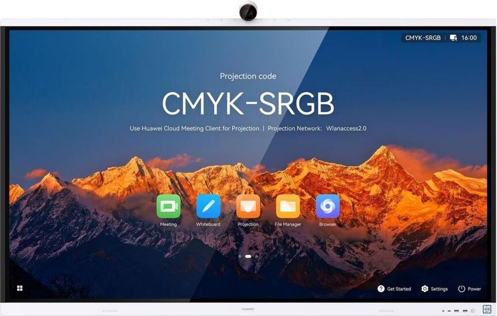 HUAWEI eKit IdeaHub S2, Interaktiver Flachbildschirm, 2,18 m (86"), 3840 x 2160 Pixel, WLAN