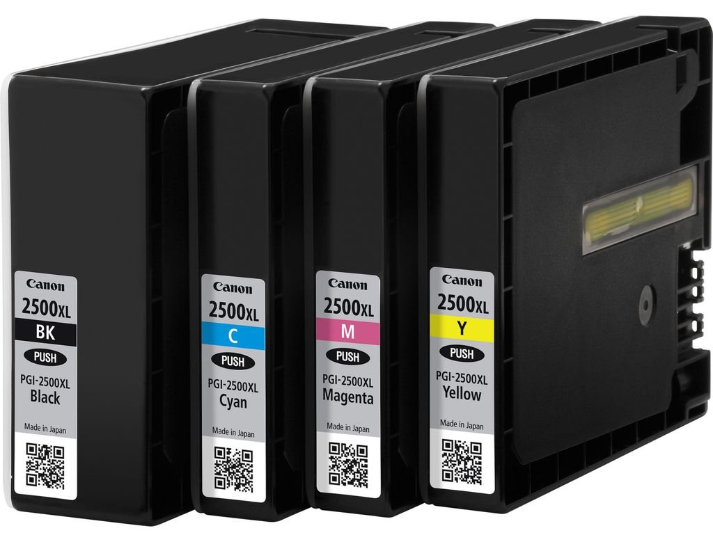 Canon PGI-2500XL Druckerpatrone Multipack schwarz, gelb, Produktbild 