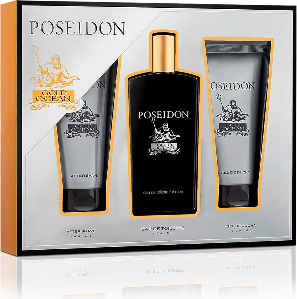 POSEIDON GOLD OCEAN FOR MEN LOT 3 Stück
