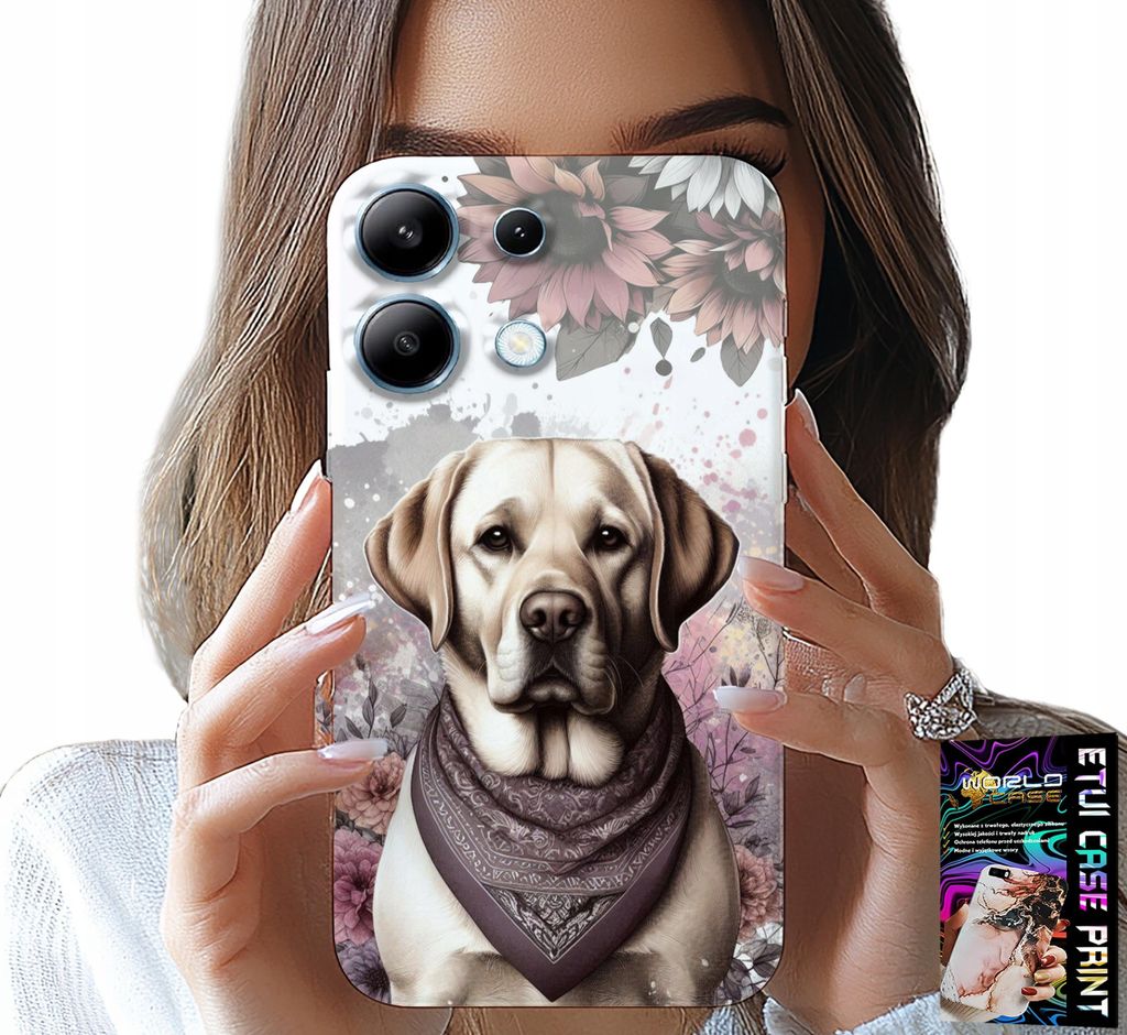 Gehäuse Für Xiaomi Note 13 Pro 4G - Hund Husky Hund Muster + Glas