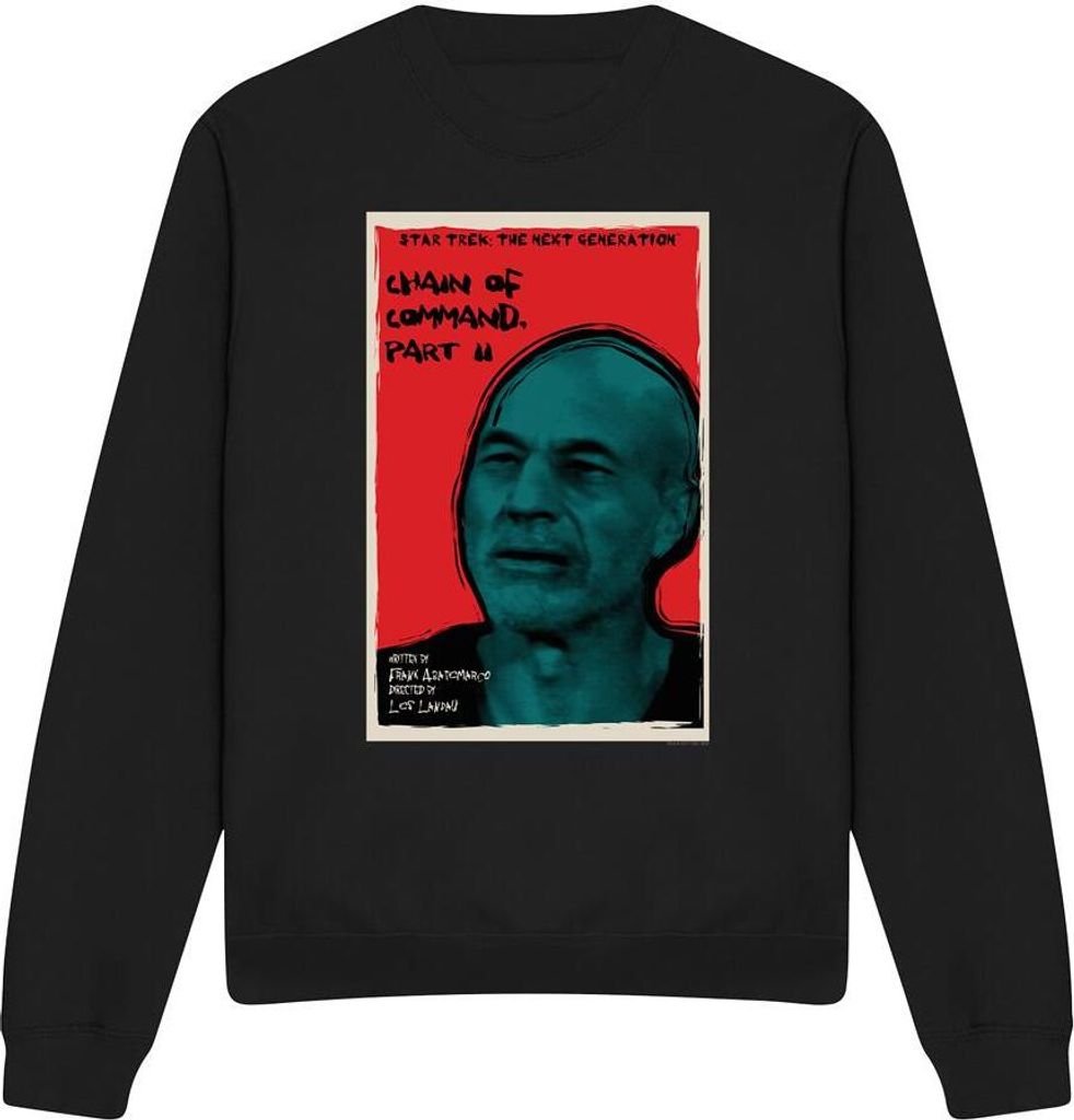 Star Trek - "The Next Generation Season 6 Episode 11" Sweatshirt für Herren/Damen Uni TV11942 (XL) (Schwarz)