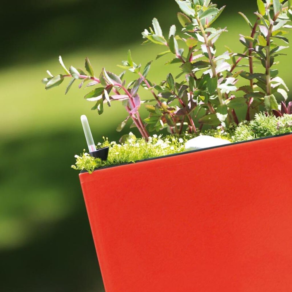 49 L Blumentopf viereckig Urbi mit Einsatz 32,5cm Weiß Matt Produktbild 6
