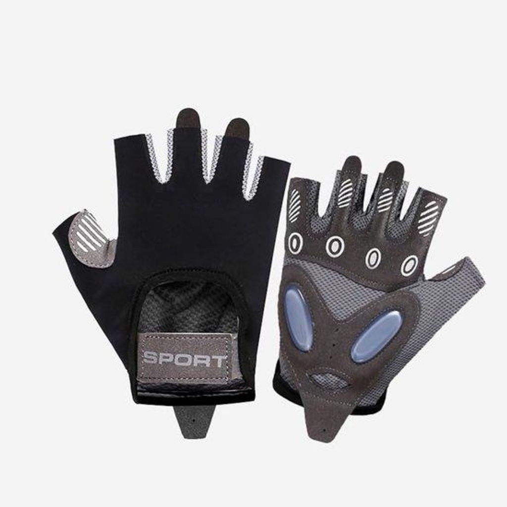 Damen Fitness Handschuhe mit Silikon Polstern für Yoga Training