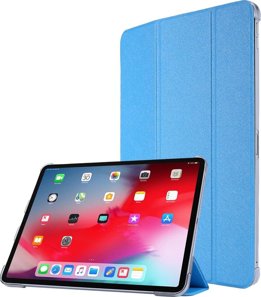 Tablethülle für Apple iPad Pro 12.9 (2021) Schutztasche Wallet Cover 360 Case Etuis Blau
