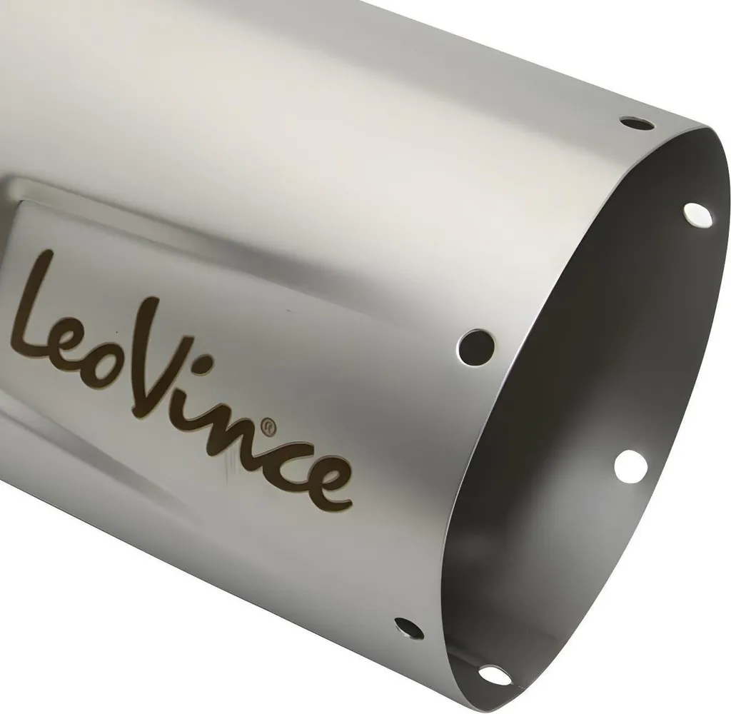 Enveloppe de rechange LeoVince pour silencieux inox 370mm gauche