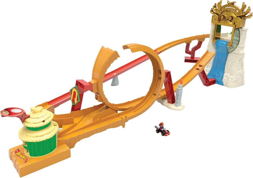 Set Hot Wheels Mario Kart Donkey Kong Island Immagine del prodotto 