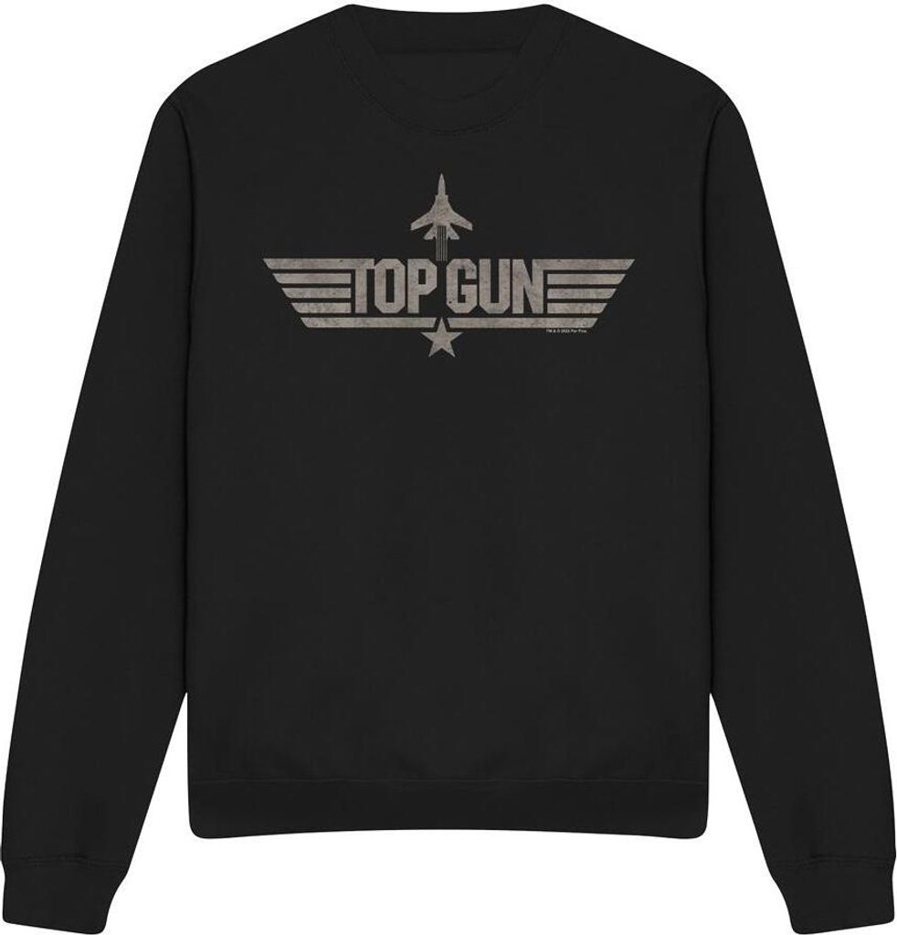 Top Gun - Sweatshirt für Herren/Damen Uni TV13150 (XXL) (Schwarz)