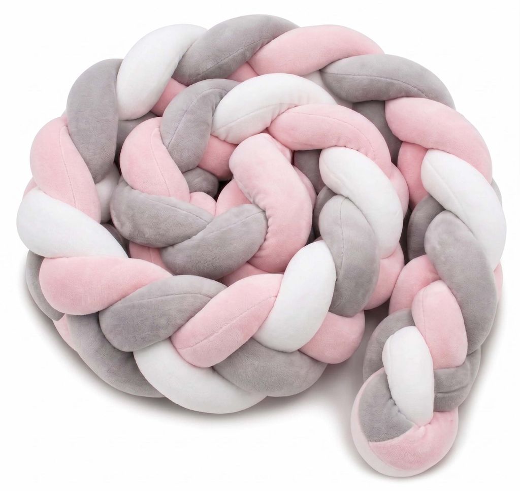 Relaxdays, barrière de lit, protection pour lit de bébé, Image du produit 